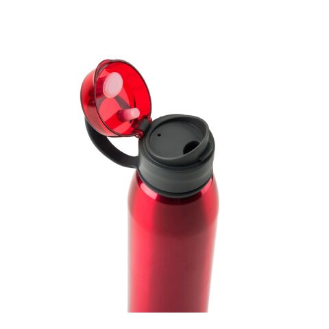 KORVER. Sportflasche aus Aluminium 650 mL Rot