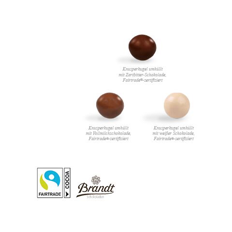 Tisch-Adventskalender mit Brandt Knusperkugeln bunt | ohne Werbeanbringung