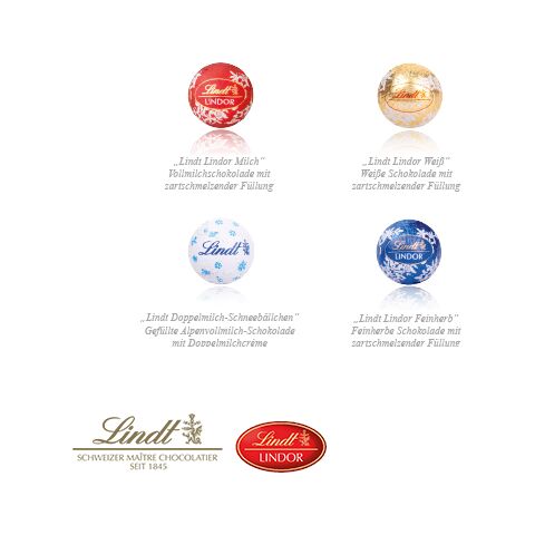 3D Adventskalender &quot;Lkw&quot; Mit Lindt Schokolade bunt | ohne Werbeanbringung | Lindt