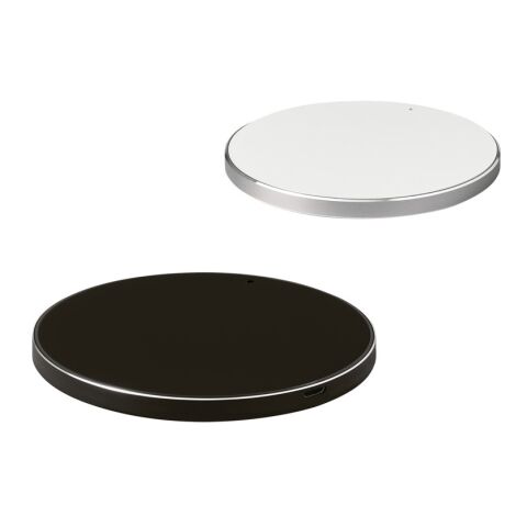 JOULE. Superschnelles 15W wireless Ladegerät aus Aluminium und ABS Schwarz | ohne Werbeanbringung