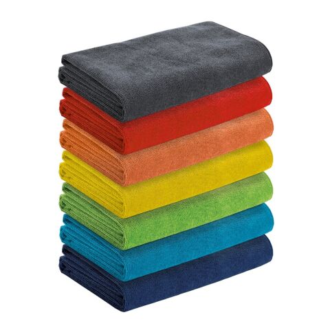 CALIFORNIA. Strandtuch aus Mikrofaser (250 g/m²) Blau | ohne Werbeanbringung