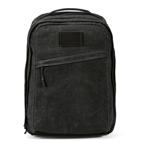 Cape Town 27L Rucksack recy. Baumwolle 230gsm für Laptops bis 17&quot; Schwarz | ohne Werbeanbringung | Nicht verfügbar | Nicht verfügbar | Nicht verfügbar