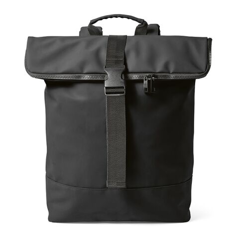 Milan 24L Rucksack aus rPU und rPET. Laptops bis 17&quot; Schwarz | ohne Werbeanbringung | Nicht verfügbar | Nicht verfügbar | Nicht verfügbar