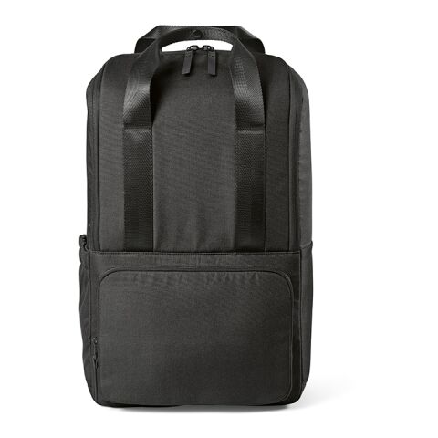 Bucharest 18L Rucksack aus rPET. Laptops bis 15.6&quot; Schwarz | ohne Werbeanbringung | Nicht verfügbar | Nicht verfügbar | Nicht verfügbar