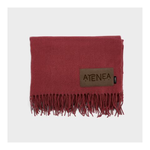 Lichtenstein Decke aus rPET (180 g/m²). Mit personalisierbarem Aufnäher Burgund | ohne Werbeanbringung | Nicht verfügbar | Nicht verfügbar | Nicht verfügbar