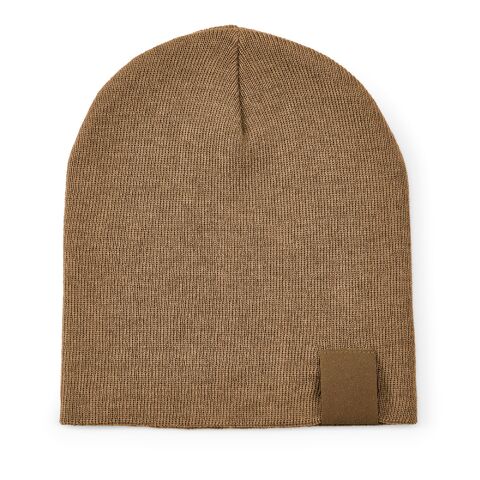 Marley Mütze aus rPET. Mit personalisierbarem Aufnäher Kamel | ohne Werbeanbringung | Nicht verfügbar | Nicht verfügbar | Nicht verfügbar