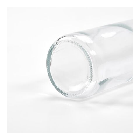 Turia 750 Glasflasche, 780 ml. Mit schwarzem Deckel Durchsichtig