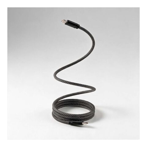 Curie Magnetisches Ladekabel, 1m, USB-C auf USB-C, 60W Schnellladen Schwarz