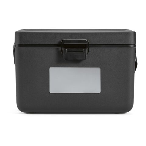 Bangkok 12L Kühlbox aus rABS. Pastellfarben Schwarz | ohne Werbeanbringung | Nicht verfügbar | Nicht verfügbar | Nicht verfügbar