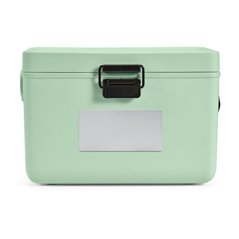 Bangkok 12L Kühlbox aus rABS. Pastellfarben Pastelgrün | ohne Werbeanbringung | Nicht verfügbar | Nicht verfügbar | Nicht verfügbar