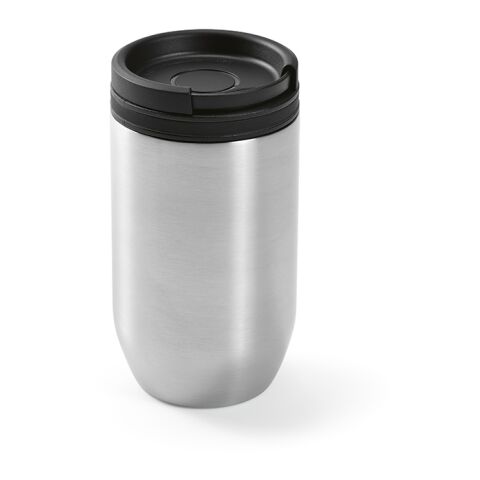 Okavongo Reisbecher recy.Edelstahl, 430ml. Dopplewandig und Auslaufsicher Schwarz | ohne Werbeanbringung | Nicht verfügbar | Nicht verfügbar | Nicht verfügbar