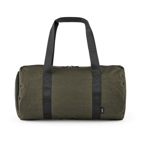 Barcelona Sporttasche 30L aus recy. Nylon. Mit separatem Schuhfach. Dunkelgrün