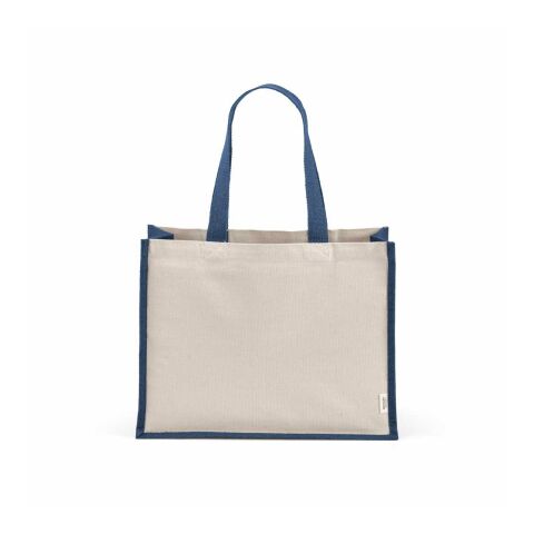 Maglic Einkaufstasche aus recy. Baumwolle und Jute, 300g/m² Marineblau