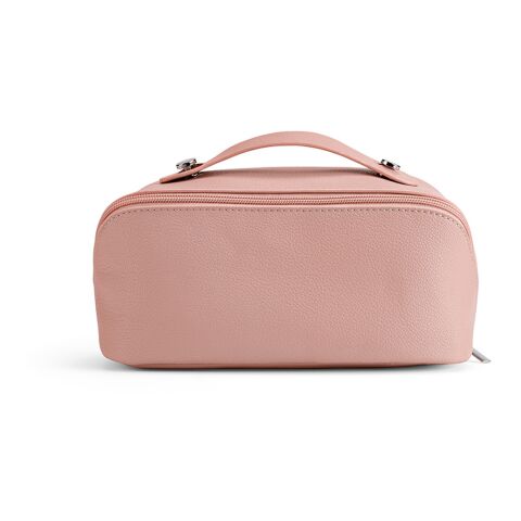 Macao 3,5L Kulturtasche aus recy.Leder. Mit Zipper und Tragegriff Rosa | ohne Werbeanbringung | Nicht verfügbar | Nicht verfügbar | Nicht verfügbar