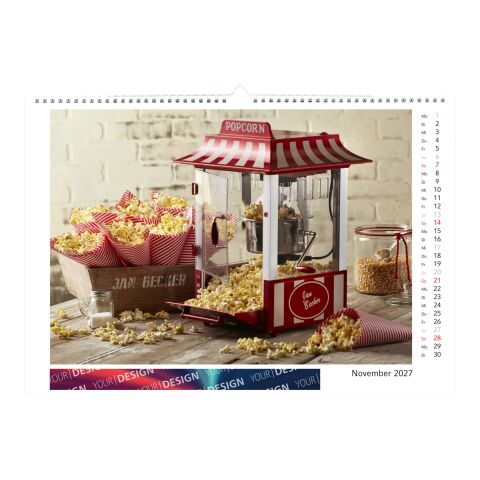 Personalisierter Bildkalender MagicPix Panorama Wandkalender groß A4+ (333 × 230 mm) | ohne Werbeanbringung