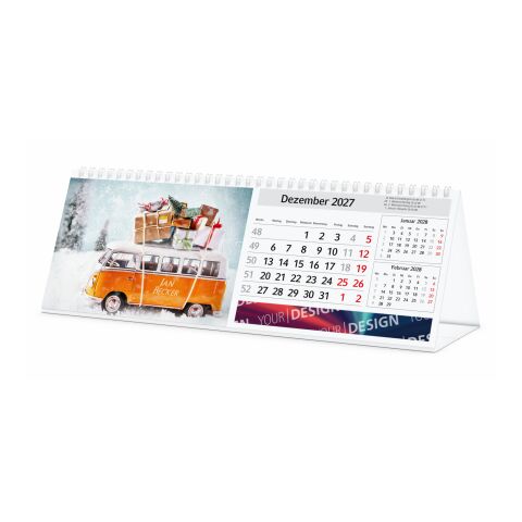 Personalisierter Bildkalender MagicPix Table Quer Tischkalender quer 297 × 105 mm | ohne Werbeanbringung