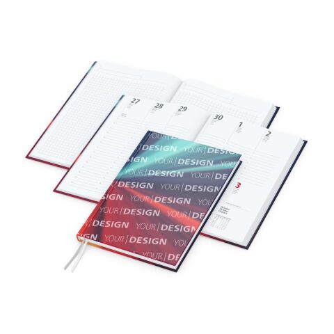 Wochenkalender vorne + Notizen hinten Note-Hybrid Ecken spitz Papier-Hardcover DIN A5 | ohne Werbeanbringung | glänzend