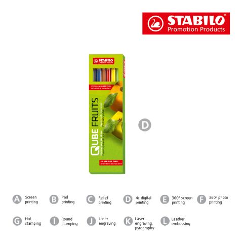 STABILO GREENcolors Farbstift 6er-Set ohne Werbeanbringung