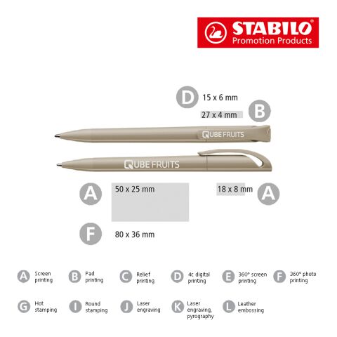 STABILO bright Kugelschreiber weiß | Nicht verfügbar | Nicht verfügbar | ohne Werbeanbringung | ohne Werbeanbringung