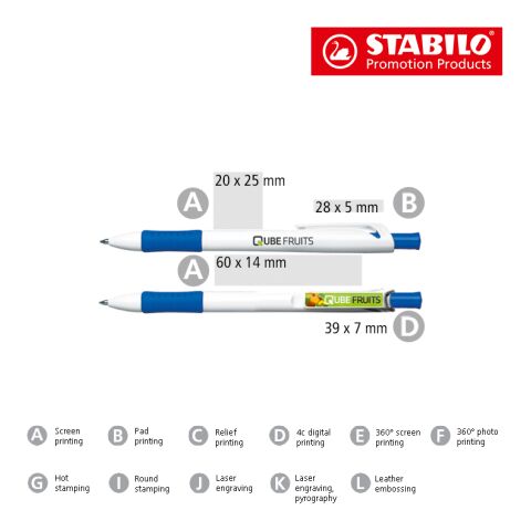 STABILO concept image Kugelschreiber Lasergravur | ohne Werbeanbringung
