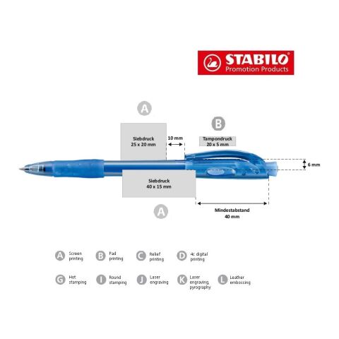 STABILO marathon Kugelschreiber grün | ohne Werbeanbringung | ohne Werbeanbringung | ohne Werbeanbringung