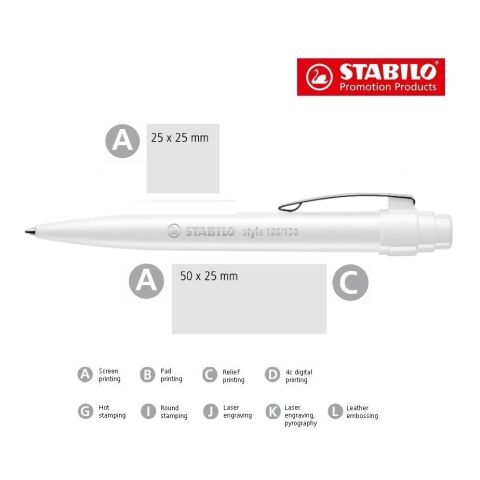 STABILO style Kugelschreiber blau | ohne Werbeanbringung