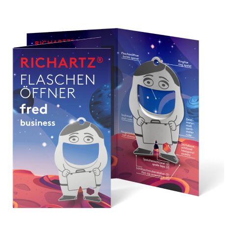 RICHARTZ® Flaschenöffner Fred Business silber | ohne Werbeanbringung | ohne Werbeanbringung | ohne Werbeanbringung