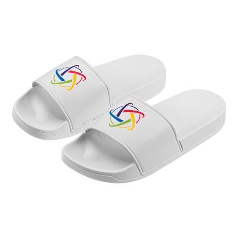 Badelatschen „Mark“ Weiß | 44.0 | ohne Werbeanbringung