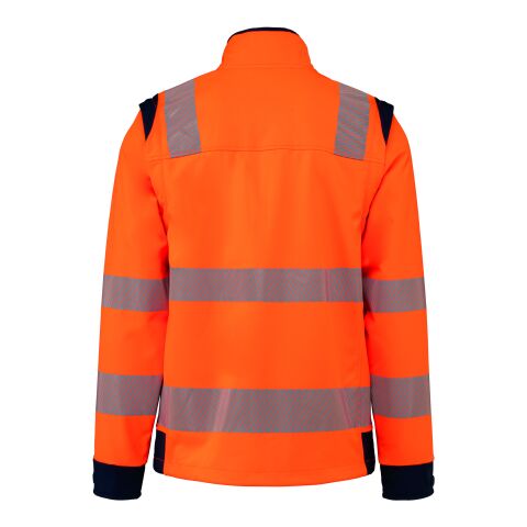 Softshell-Sicherheitsjacke mit abnehmbaren Ärmeln, 300 g/m² orange-marineblau | L | Nicht verfügbar | Nicht verfügbar