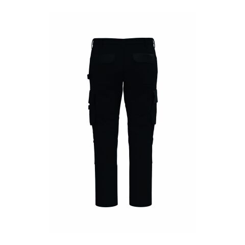 Zweifarbige Herren-Arbeitshose, 245 g/m² schwarz | 48 DE