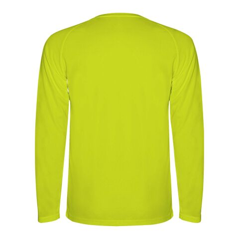 Montecarlo Langarm-Sport-Shirt für Kinder Standard | Fluor Yellow | 12 | ohne Werbeanbringung | Nicht verfügbar | Nicht verfügbar | Nicht verfügbar