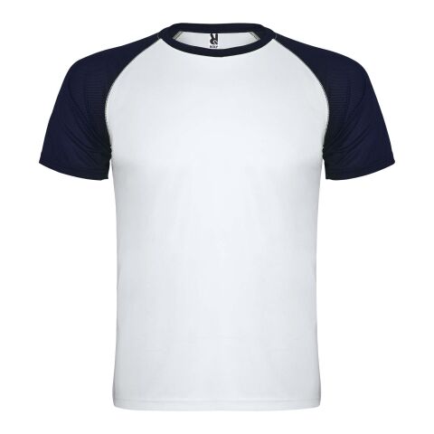 Indianapolis Sport T-Shirt für Kinder Standard | weiss-Navy Blue | 4 | ohne Werbeanbringung | Nicht verfügbar | Nicht verfügbar | Nicht verfügbar
