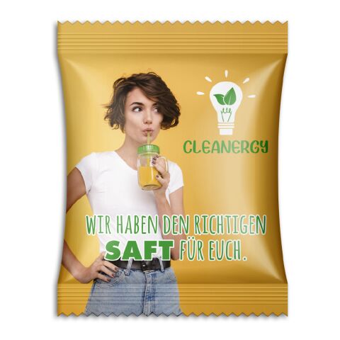 Fruchtsaftbärchen im Werbetütchen transparent | ohne Werbeanbringung | Standard-Folie