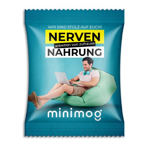 Gummibärchen im Werbetütchen weiß | ohne Werbeanbringung | Standard-Folie