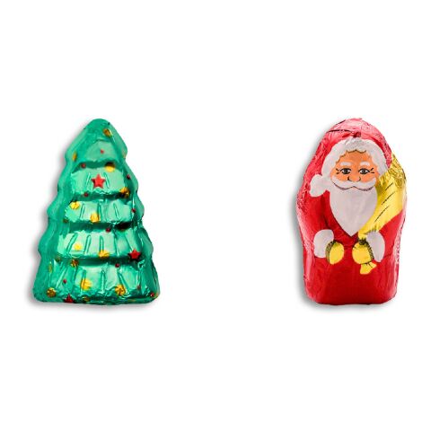 "Rausch Plantagen" Schokoladen-Figuren in Klappkarte klein Digitaldruck | Weihnachtsbaum
