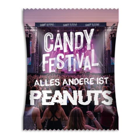 Treets Peanuts im Werbetütchen weiß | ohne Werbeanbringung | Standard-Folie