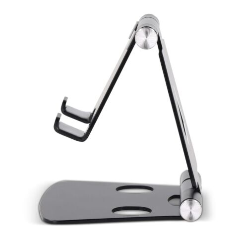 1207 | Foldable Smartphone Stand Schwarz | ohne Werbeanbringung | Nicht verfügbar | Nicht verfügbar | Nicht verfügbar