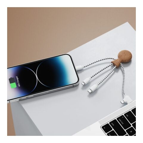 Xoopar Mr. Bio Cork Charging Cable Natur