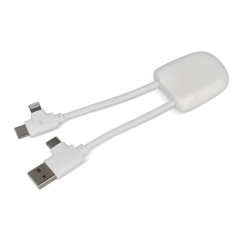 Xoopar ICE-B Multi-Ladekabel Weiss | 1-farbiger Tampondruck | Seite 2 | 20 mm x 20 mm
