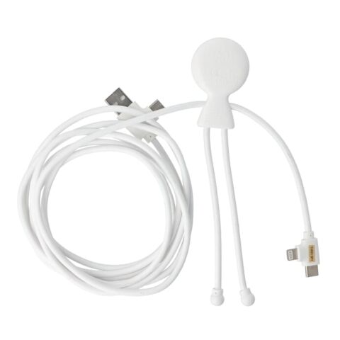 2092 - Xoopar Herr Bio Lang 60W PD Multi-Ladekabel 2 Meter Weiss