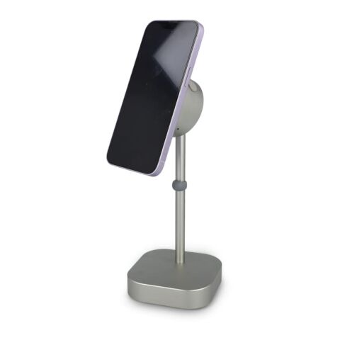 Xoopar Mojiu Smart Tischlampe mit Sprachsteuerung Hellgrau | Gravur | Oberkante, Lasche | Ø 55 mm