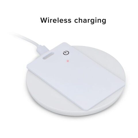 Xoopar ICE-Card Ultradünne Tracker-Karte wiederaufladbar Weiss | ohne Werbeanbringung | Nicht verfügbar | Nicht verfügbar