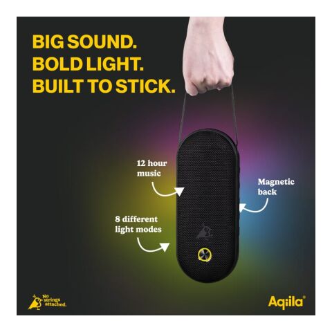 Aqiila Soundbird CM Bluetooth-Lautsprecher 30 W mit RGB-Beleuchtung schwarz | ohne Werbeanbringung | Nicht verfügbar | Nicht verfügbar