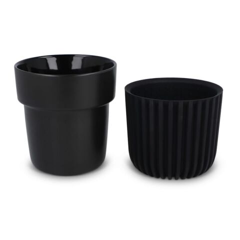 InSideOut All Black Premium-Becher Fjord 280 ml Schwarz | Gravur | rundum | 275 mm x 23 mm