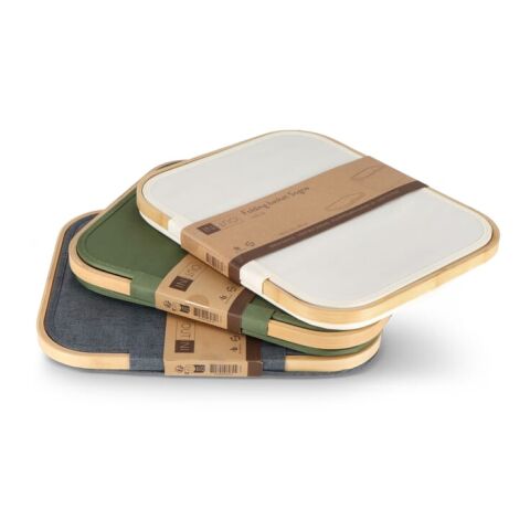 InSideOut faktbarer Korb mit Deckel Sogne 40,5 x 33 x 30cm Olivgrün | ohne Werbeanbringung | Nicht verfügbar | Nicht verfügbar