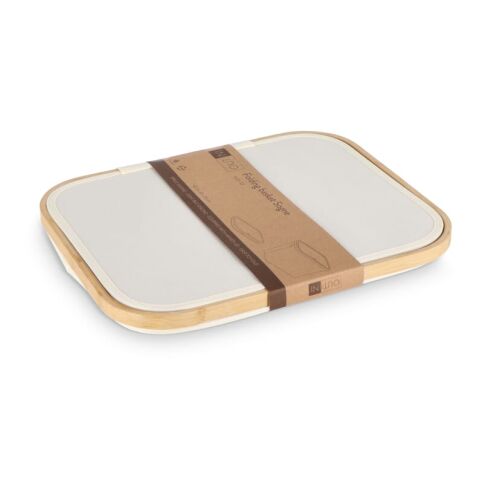 InSideOut faktbarer Korb mit Deckel Sogne 40,5 x 33 x 30cm Ecru | ohne Werbeanbringung | Nicht verfügbar | Nicht verfügbar