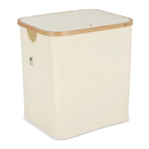 InSideOut faltbarer Korb mit Deckel Sogne 40,5 x 33 x 42cm Ecru | ohne Werbeanbringung | Nicht verfügbar | Nicht verfügbar