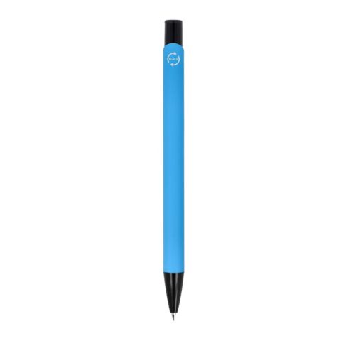 Alicante Soft Touch R-AL schwarze Tinte Hellblau-Schwarz | Gravur | in Verlängerung vom Clip | 50 mm x 8 mm | Nicht verfügbar