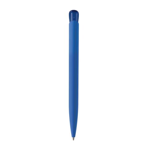 Kugelschreiber Modell Atlas Soft-Touch Blau / Weiss | 1-farbiger Tampondruck | Clip | 30 mm x 8 mm | Nicht verfügbar