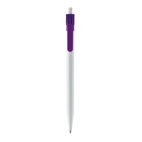 Kugelschreiber Futurepoint Hardcolour Weiss-Transparent Violett | 1-farbiger Siebdruck | in Verlängerung vom Clip | 50 mm x 25 mm | Nicht verfügbar